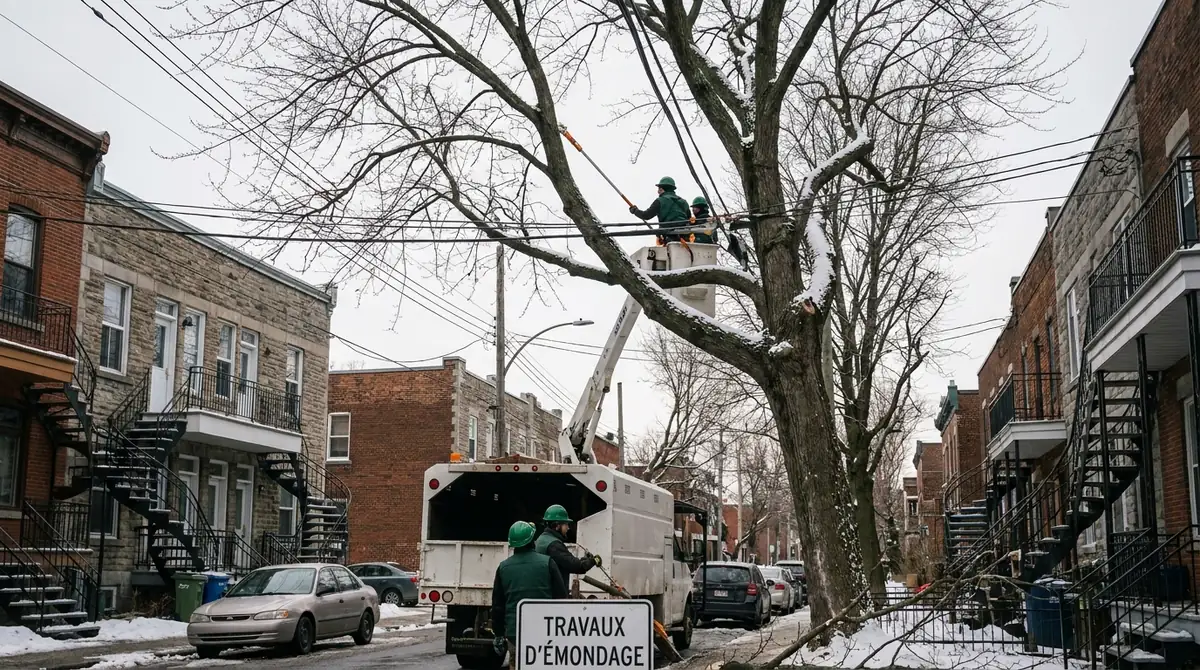 Émondage près des lignes électriques : sécurité et réglementation Hydro-Québec (Montréal)